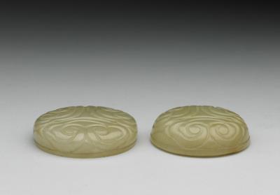 图片[3]-Round jade box with cloud pattern, Yuan dynasty, 1271-1368 C.E.-China Archive